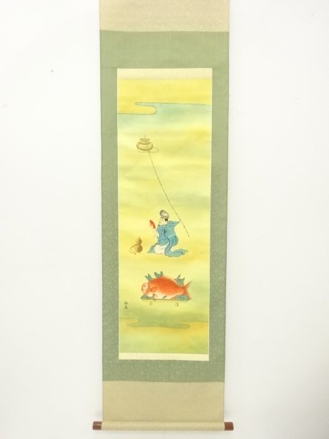 JAPANESE COLLECTIBLE / HANGING SCROLL BY THE ARTIST / EBISU (EBISU) /